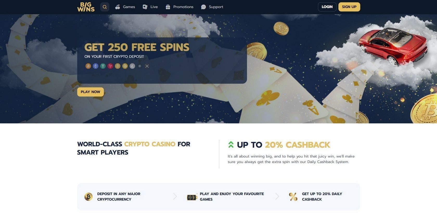 Mr Big Wins Casino Site